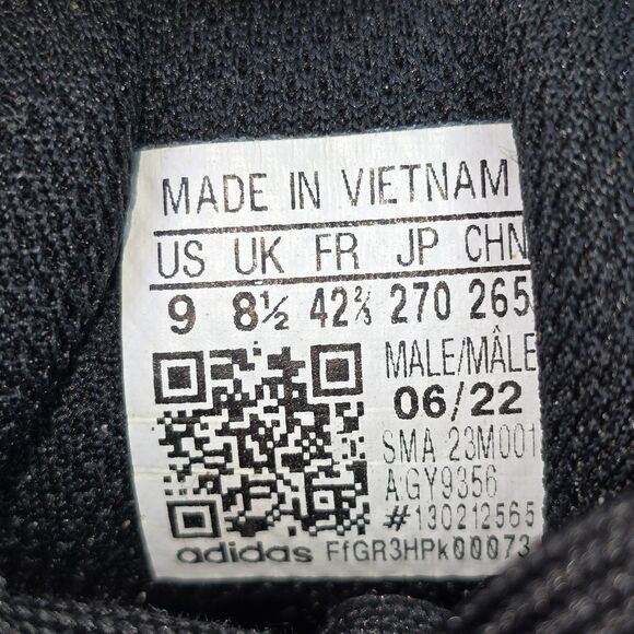 Adidas Terrex Soulstride Men's Size 9 Tripple Black Trail Running Shoes (GY9356) - Picture 8 of 9